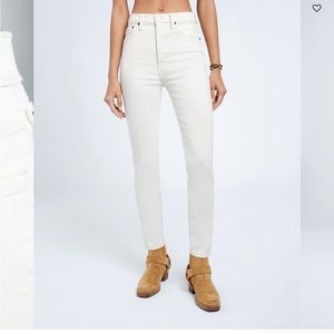 Re/done Comfort Stretch High Rise Ankle Crop